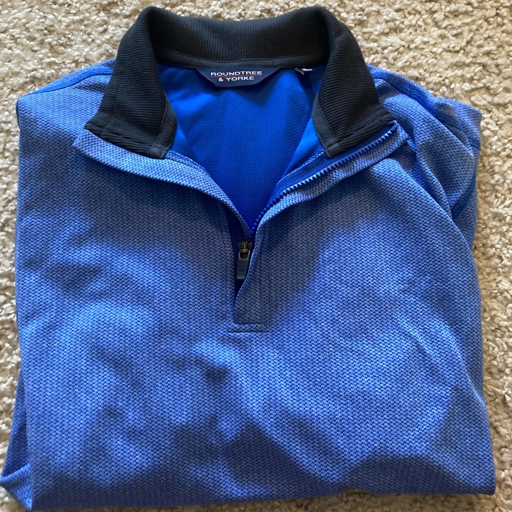 Mens Roundtree & Yorke Quarterzip